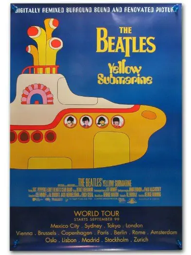 YELLOW SUBMARINE filmposter.