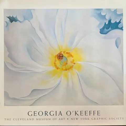 Georgia O' Keeffe (after) - White Flower - 1991