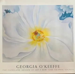 Georgia O' Keeffe (after) - White Flower - 1991