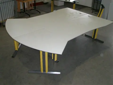 1x Dubbele bureauopstelling