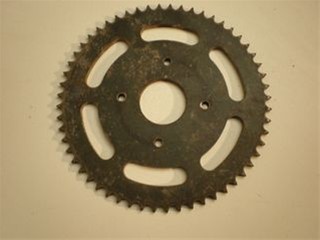 Achtertandwiel xplc 56t 2ehands 428 big50 hh90 m7