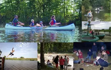 Kano varen in eigen land, actieve vakantie met de kinderen.