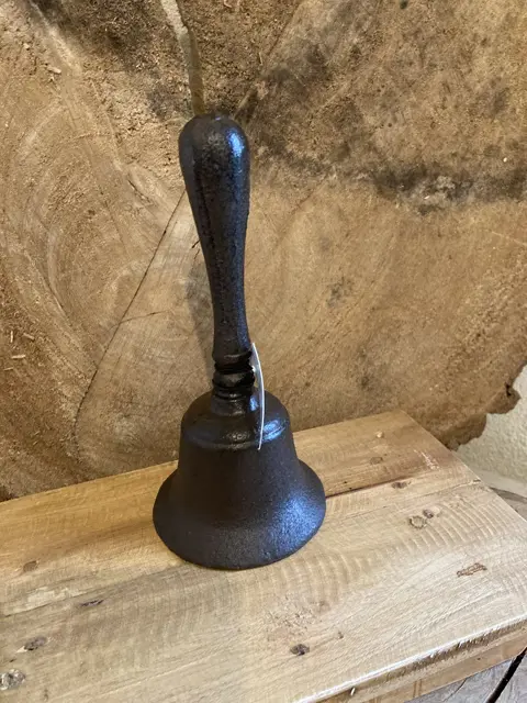 GIETIJZEREN TAFELBEL STRAK GROOT NIEUW