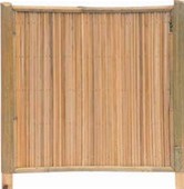 Schuttingen, tuinschermen, bamboeschermen, bamboematten