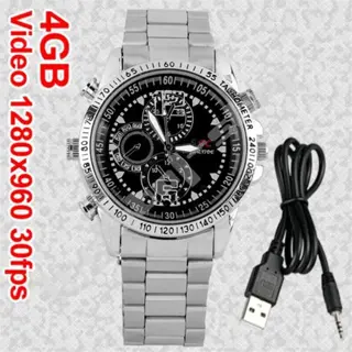 Spy klok verborgen camera en opnamen apparatuur