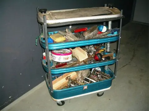 Te Koop Professionele metalen inklapbaar gereedschapswagen m