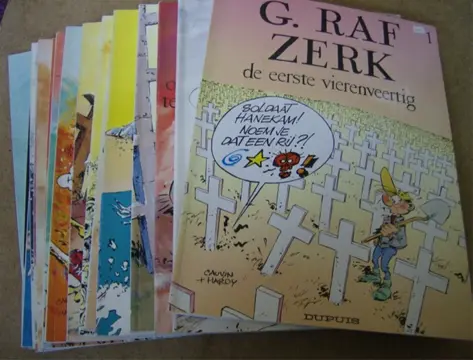 G. raf zerk stripboeken