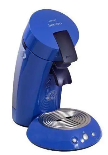 Blauwe senseo koffiezet apparaat