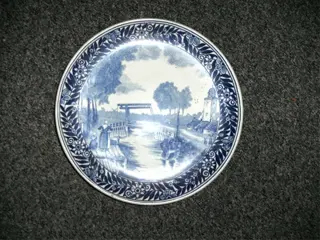 Mooi delfs-blauw bord