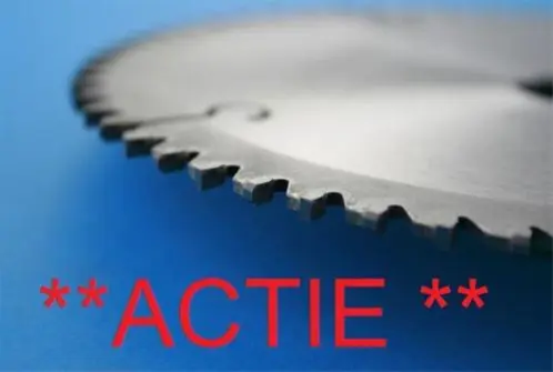 * ACTIE * Zaagblad / zaag geschikt voor HPL vh merk TRESPA ®