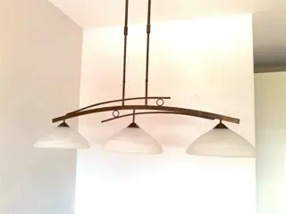 Prachtige hanglampenset voor woon/eetkamer