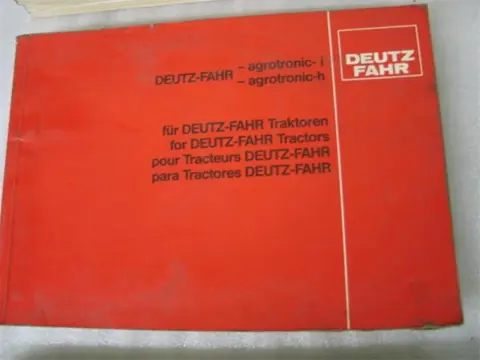 Manual Deutz Agrotronic i / h