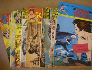 8 comics van tarzan en korak