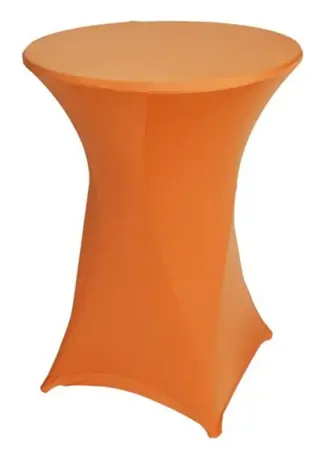 Statafelrok voor statafel 80 tot 85cm kleur oranje