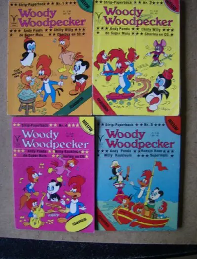 3 woody woodpecker pocket