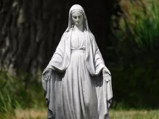 Tuinbeeld , heilige Maria , religieus