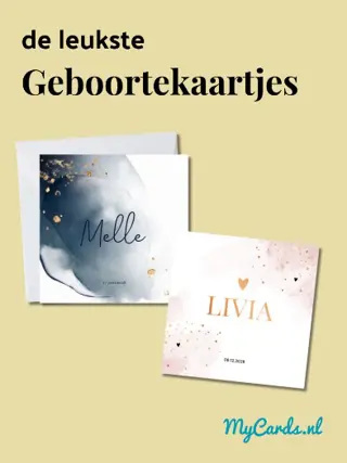 De leukste Geboortekaartjes online