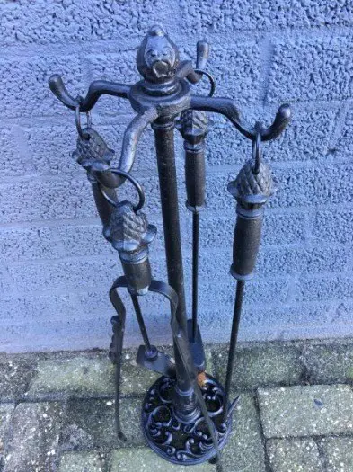 Kachel set , haardset , kachelschep , kado , haardstel