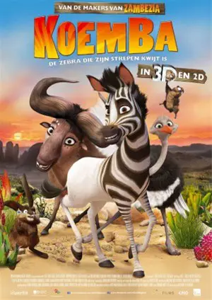 KOEMBA : DE ZEBRA DIE ZIJN STREPEN KWIJT IS poster