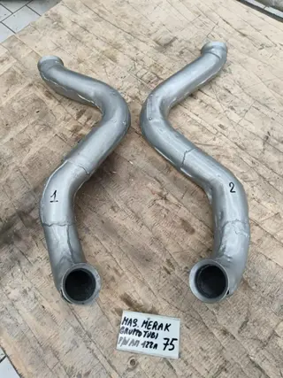 Exhaust connecting pipes for Maserati Merak SS