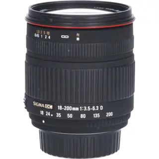 Tweedehands Sigma 18-200mm f/3.5-6.3 DC - Nikon CM2789