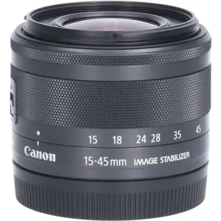 Tweedehands Canon EF-M 15-45mm f/3.5-6.3 IS STM - Zwart CM2779