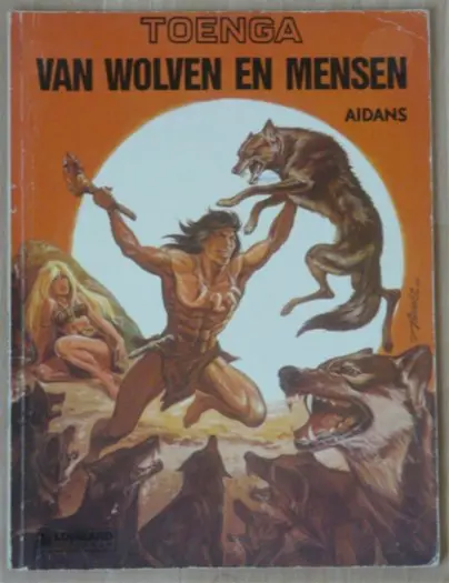 Strip Boek: TOENGA, van wolven en mensen - deel 3, 1975.