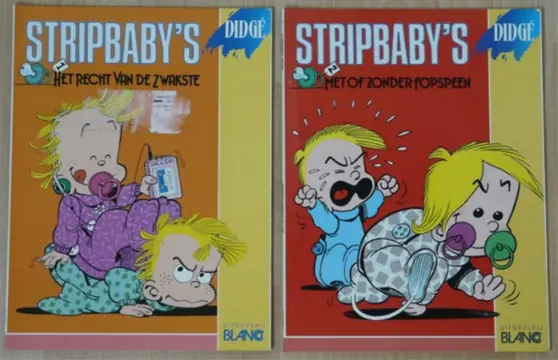 Strip Boeken Reeks: Stripbaby's, deel 1 &amp; 2, 1989.