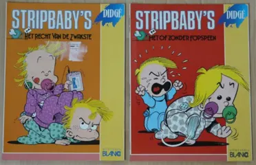 Strip Boeken Reeks: Stripbaby's, deel 1 &amp; 2, 1989.