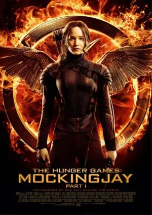 THE HUNGER GAMES : Mockingjay part I poster.