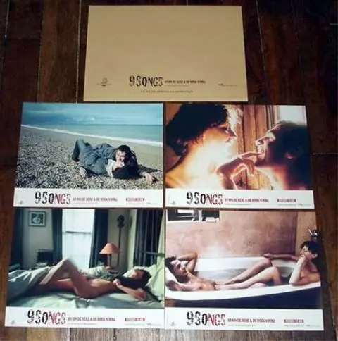 9 SONGS lobbycard set.