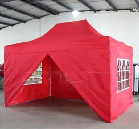 Partytent Easy Up met 4 zijwanden in diverse maten