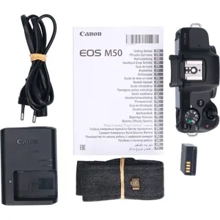 Tweedehands Canon EOS M50 Zwart Body CM2778