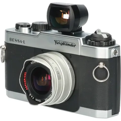 Tweedehands Vöigtlander Bessa L met Super Wide-Heliar 15mm F/4.5 & finder CM2606