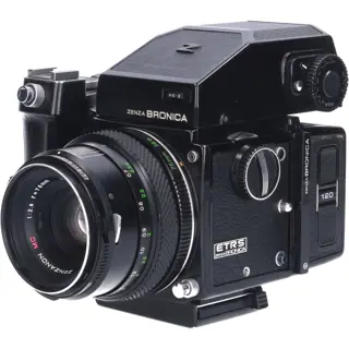 Tweedehands Bronica Zenza ETRS met Zenzanon mc 75mm f/2.8 CM2555