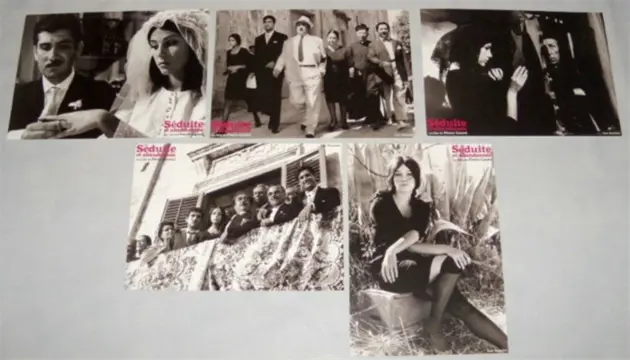 SEDDOTA E ABBANDONATA lobbycard set.