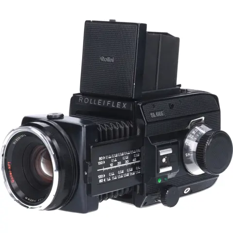 Tweedehands Rolleiflex SL66e met HFT 80mm f/2.8 CM2556