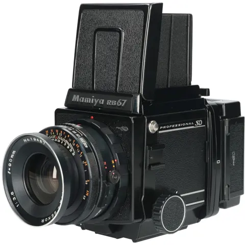 Tweedehands Mamiya RB 67 ProSD met sekor 90mm f/3.8 CM2565