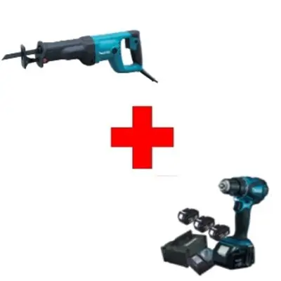 Makita DDF456SP1J accuboormachine en JR3050T 220V reciprozaa