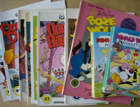 Donald duck oom dagobert kleine boze wolf adv. 787