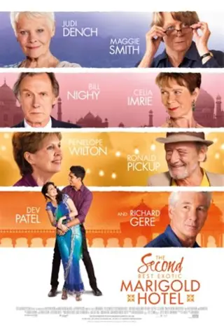 THE SECOND BEST EXOTIC MARIGOLD HOTEL poster.