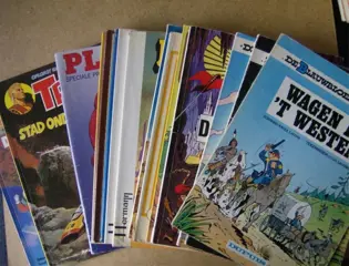 Diverse stripboeken adv. 1222