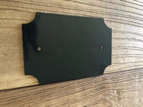 Naambord , voordeur bord