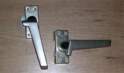 Opleg Deur/raam grendels L/R met kierstand m/z blokkeerknop