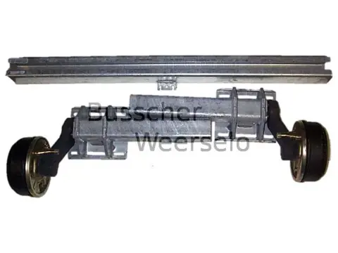 As Assen Aanhanger 1400 KG Flexi Geremd Pad 1300-2000