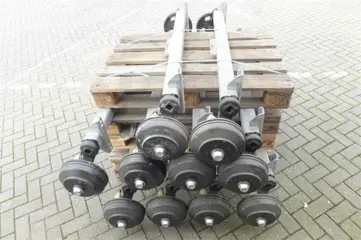 Aanbieding geremde BPW assen pad 1600 voorradig