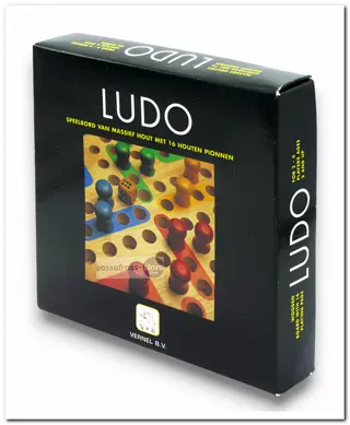 Houten Ludo Spel - Vernel B.v.