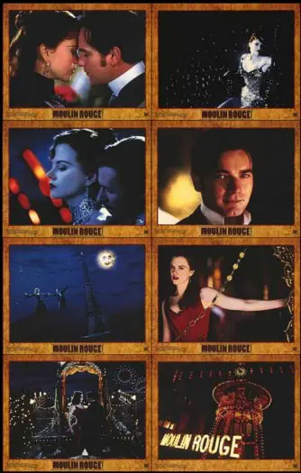 MOULIN ROUGE lobbycard set.