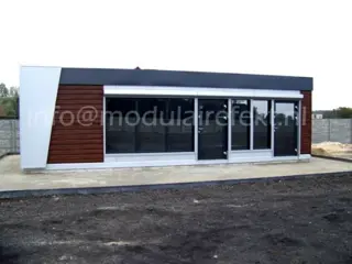 Prefab bouw/Modulaire gebouwen/Modern units/Tuinkantoren