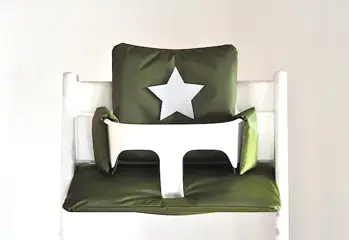 Kussenset voor stokke tripp trapp kinderstoel "Olive Star"
